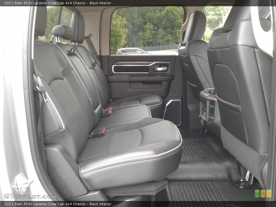 Black Interior Rear Seat for the 2021 Ram 4500 Laramie Crew Cab 4x4 Chassis #142795352