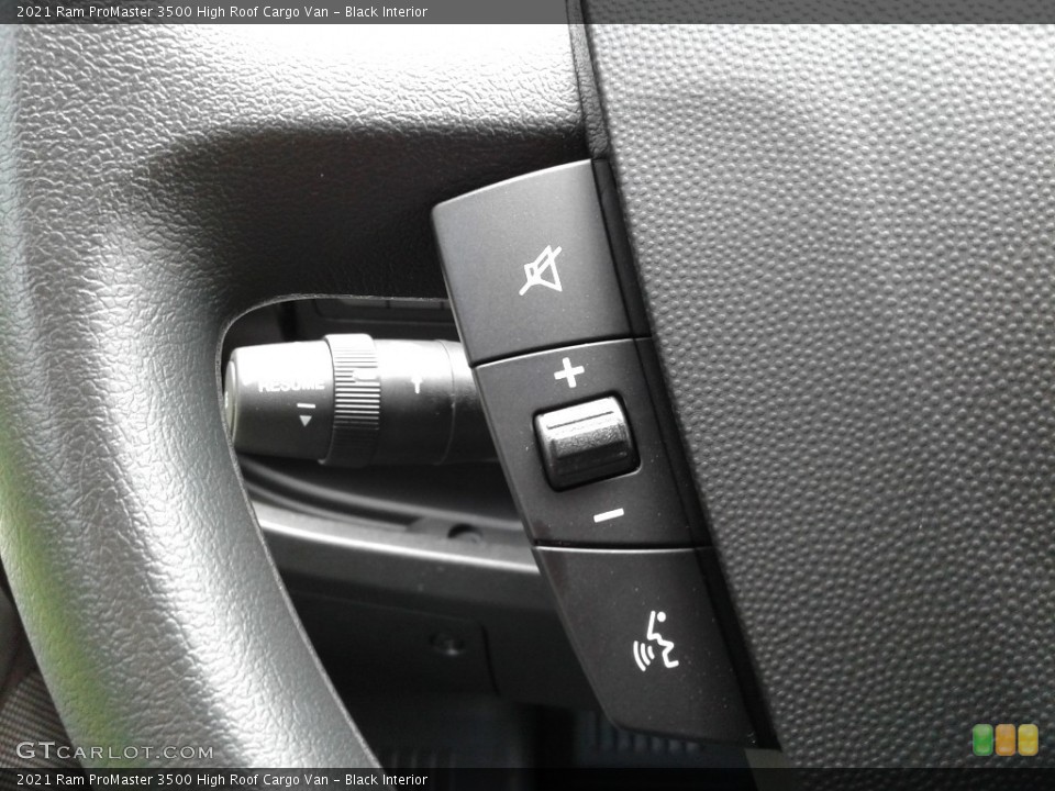 Black Interior Steering Wheel for the 2021 Ram ProMaster 3500 High Roof Cargo Van #142796291
