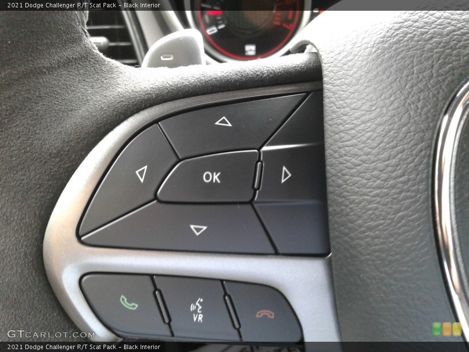 Black Interior Steering Wheel for the 2021 Dodge Challenger R/T Scat Pack #142796648