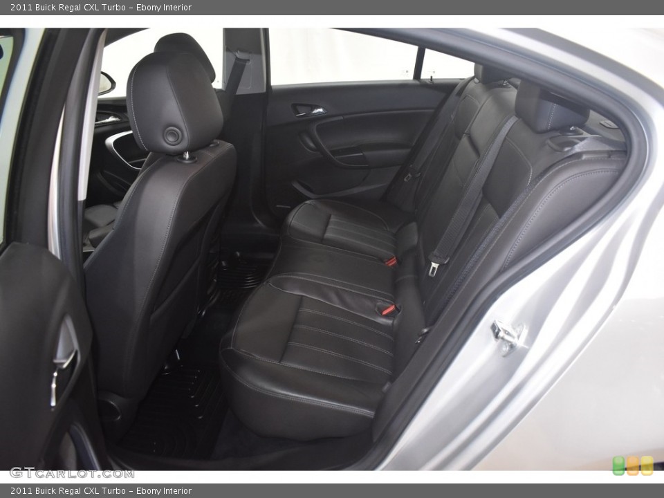 Ebony Interior Rear Seat for the 2011 Buick Regal CXL Turbo #142797020