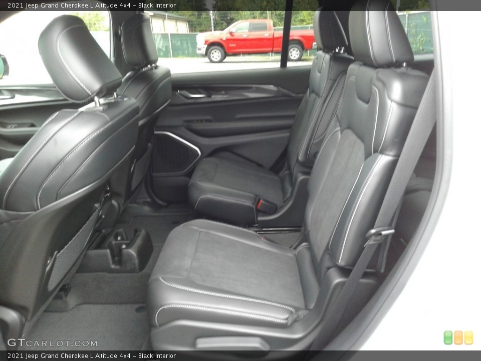 Black Interior Rear Seat for the 2021 Jeep Grand Cherokee L Altitude 4x4 #142797059
