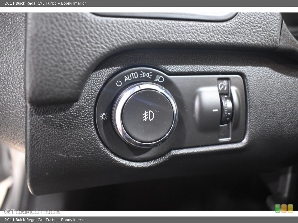 Ebony Interior Controls for the 2011 Buick Regal CXL Turbo #142797080