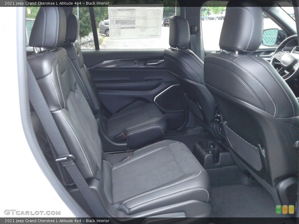Black Interior Rear Seat for the 2021 Jeep Grand Cherokee L Altitude 4x4 #142797128