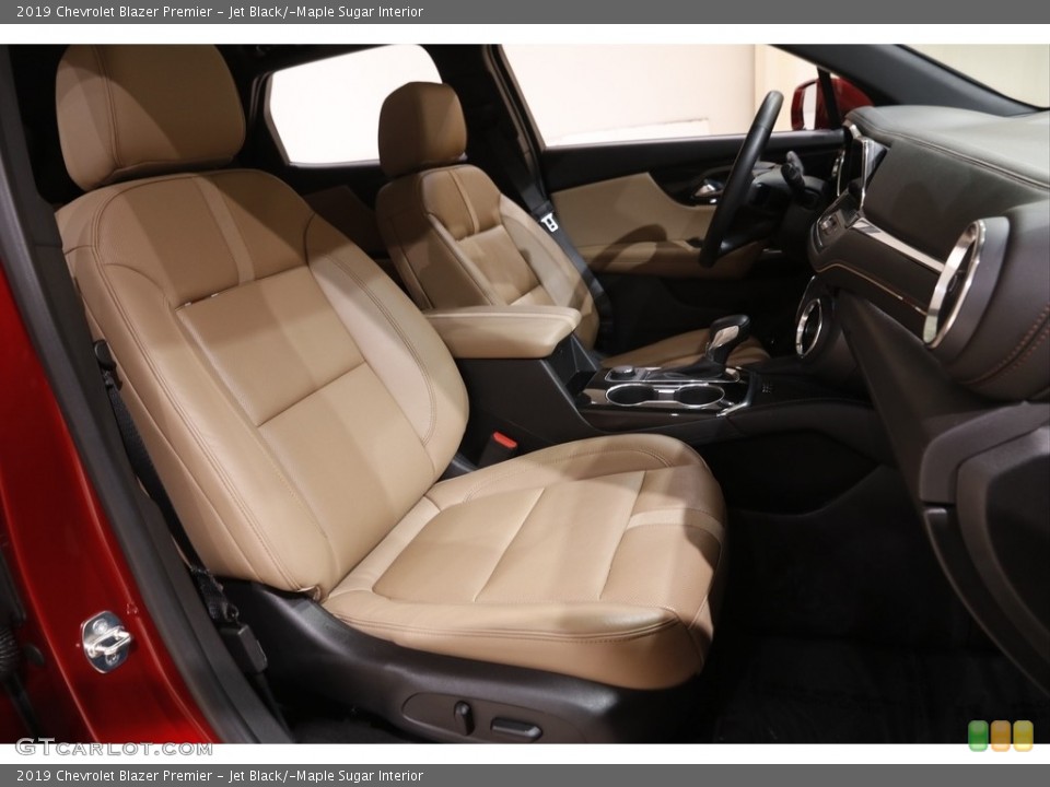 Jet Black/­Maple Sugar Interior Front Seat for the 2019 Chevrolet Blazer Premier #142798278