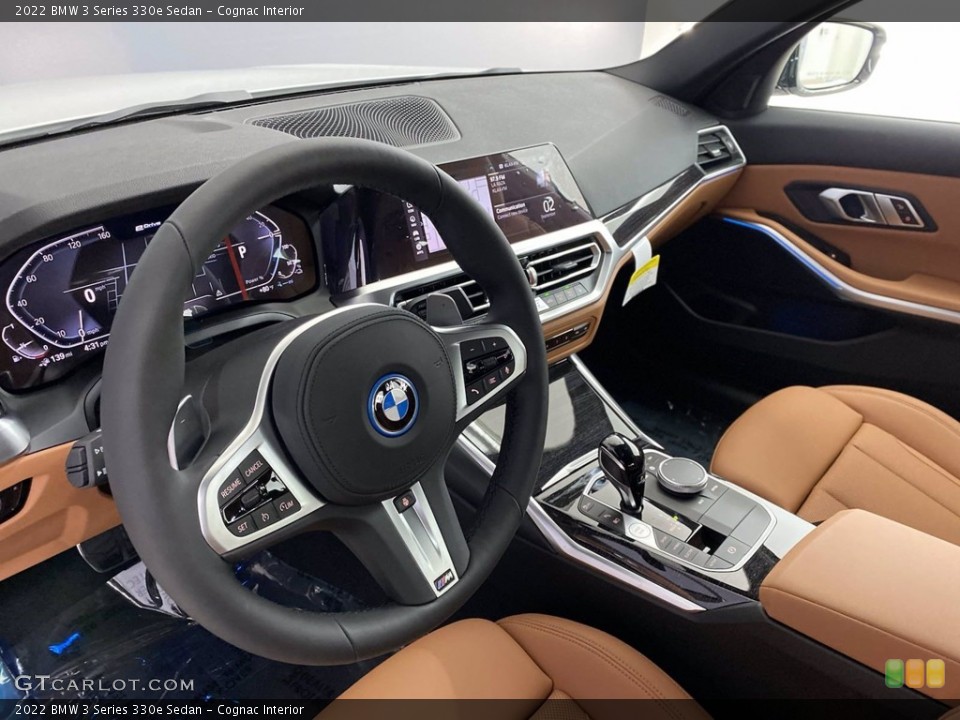 Cognac Interior Front Seat for the 2022 BMW 3 Series 330e Sedan #142800099