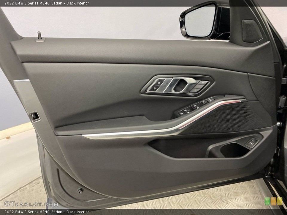 Black Interior Door Panel for the 2022 BMW 3 Series M340i Sedan #142800753