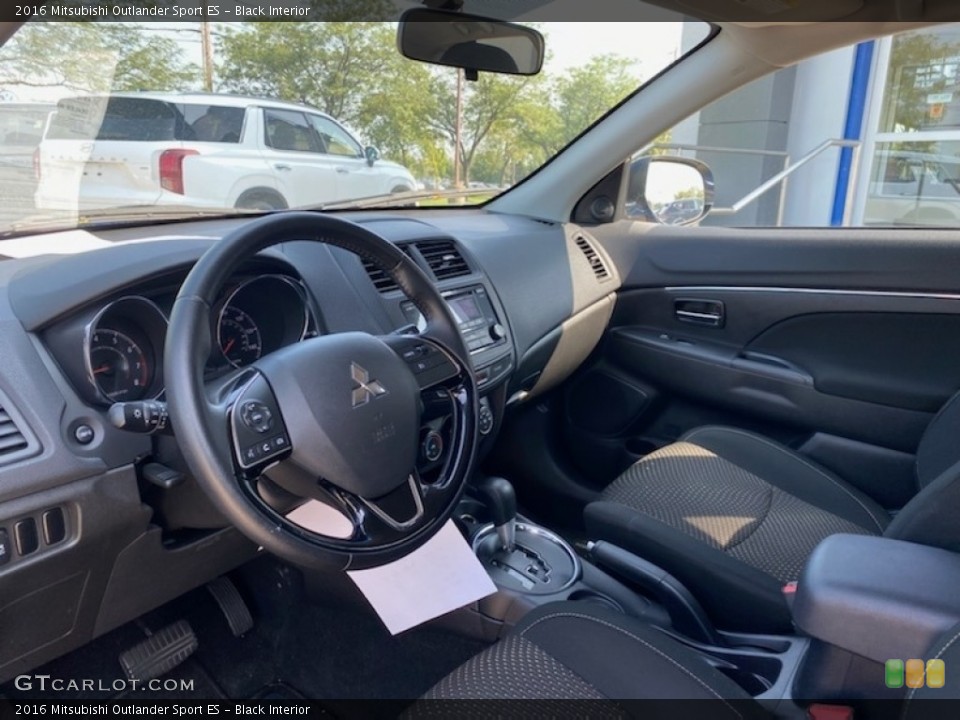 Black Interior Photo for the 2016 Mitsubishi Outlander Sport ES #142802808