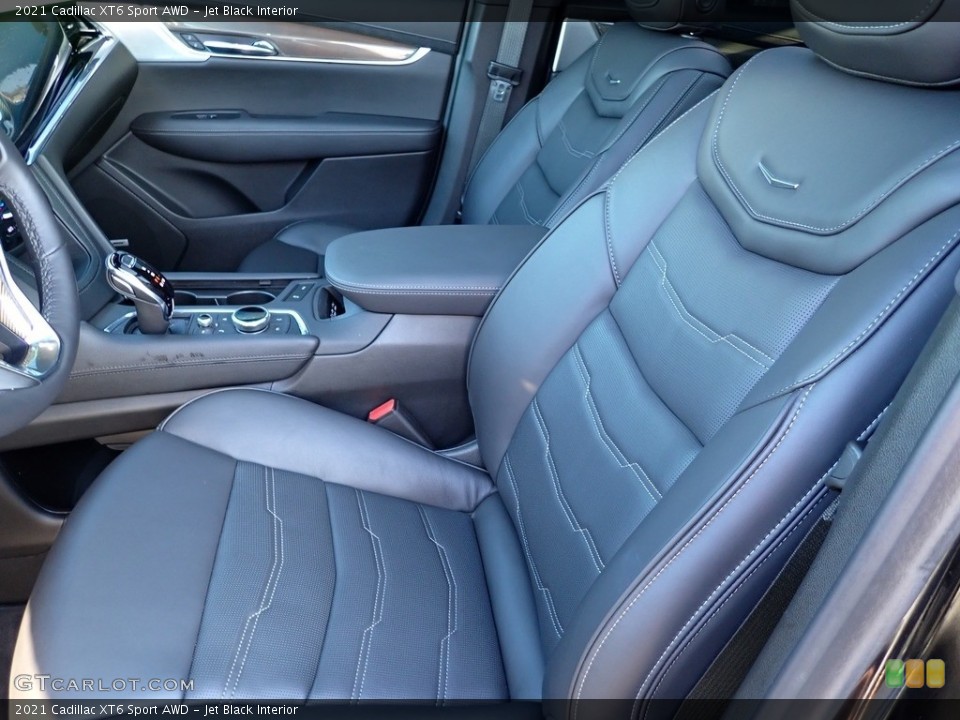 Jet Black 2021 Cadillac XT6 Interiors