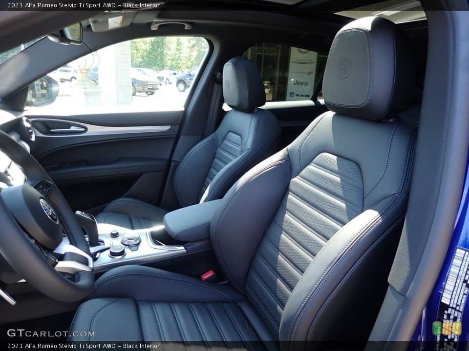 Black Interior Photo for the 2021 Alfa Romeo Stelvio Ti Sport AWD #142805712