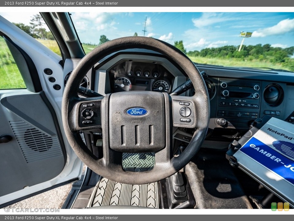 Steel Interior Steering Wheel for the 2013 Ford F250 Super Duty XL Regular Cab 4x4 #142805871