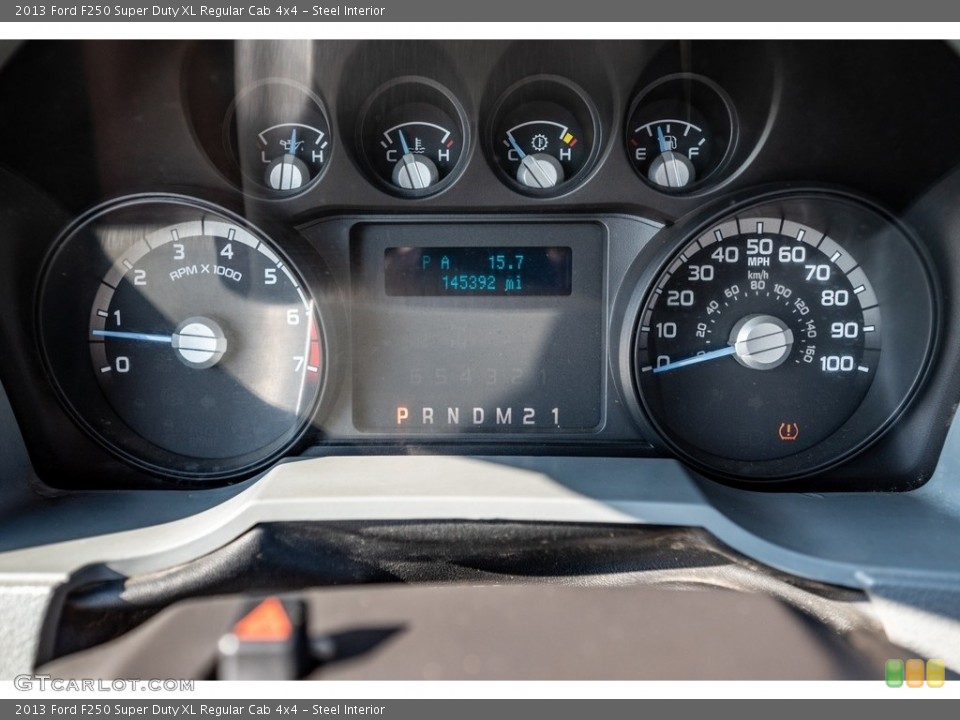 Steel Interior Gauges for the 2013 Ford F250 Super Duty XL Regular Cab 4x4 #142805922