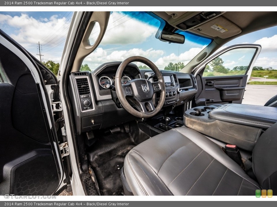Black/Diesel Gray Interior Photo for the 2014 Ram 2500 Tradesman Regular Cab 4x4 #142806279
