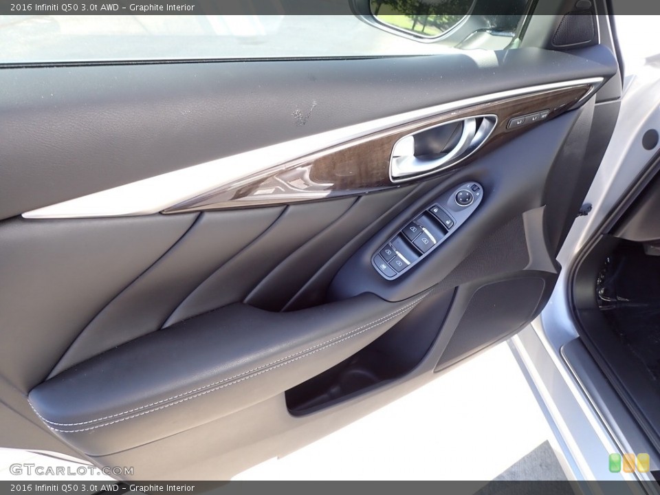 Graphite Interior Door Panel for the 2016 Infiniti Q50 3.0t AWD #142806291
