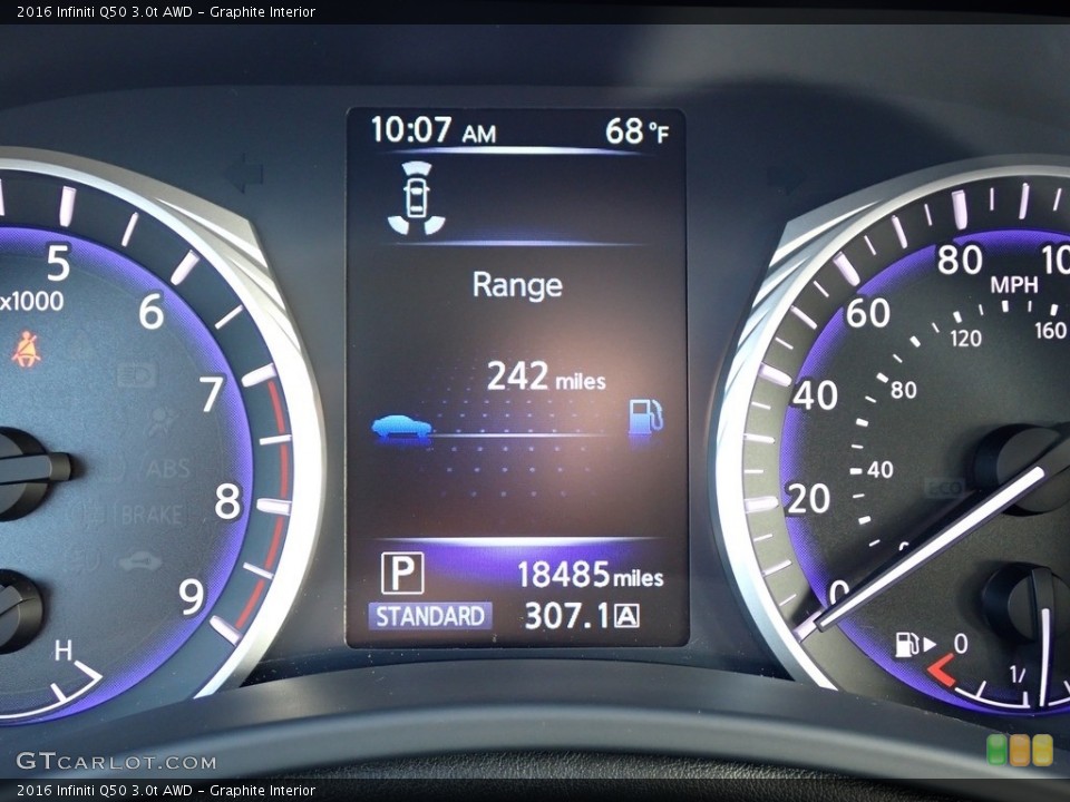 Graphite Interior Gauges for the 2016 Infiniti Q50 3.0t AWD #142806369