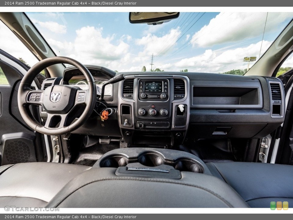 Black/Diesel Gray Interior Dashboard for the 2014 Ram 2500 Tradesman Regular Cab 4x4 #142806390