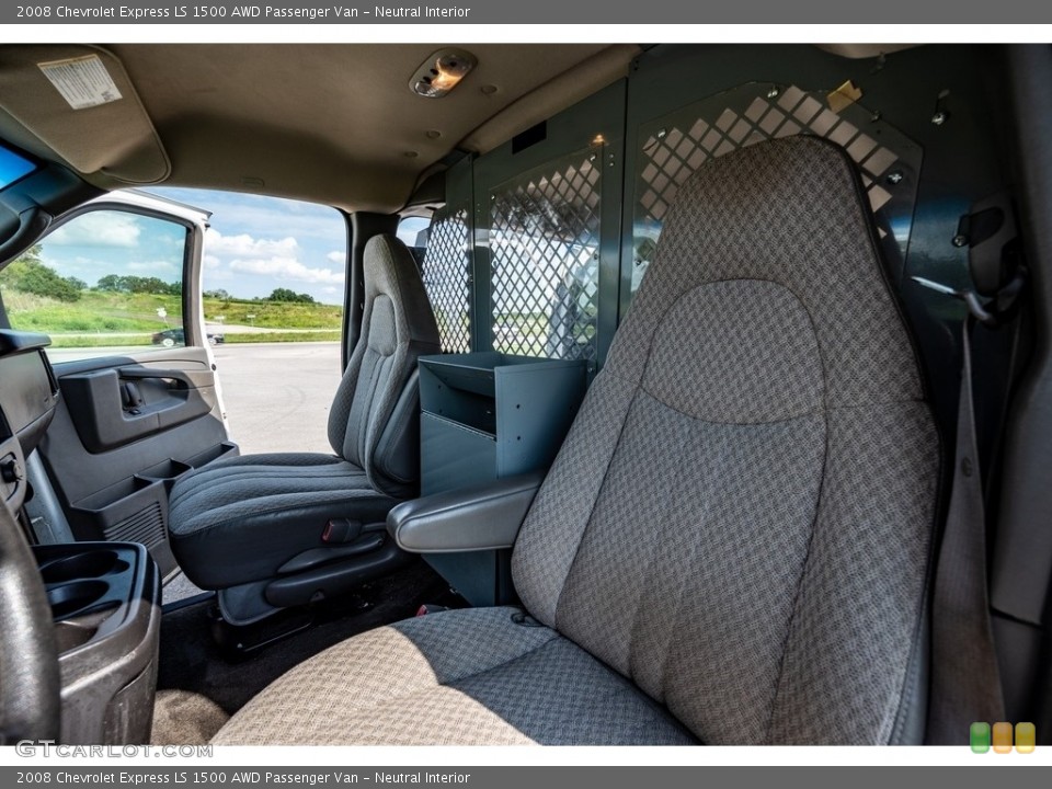 Neutral Interior Front Seat for the 2008 Chevrolet Express LS 1500 AWD Passenger Van #142807149