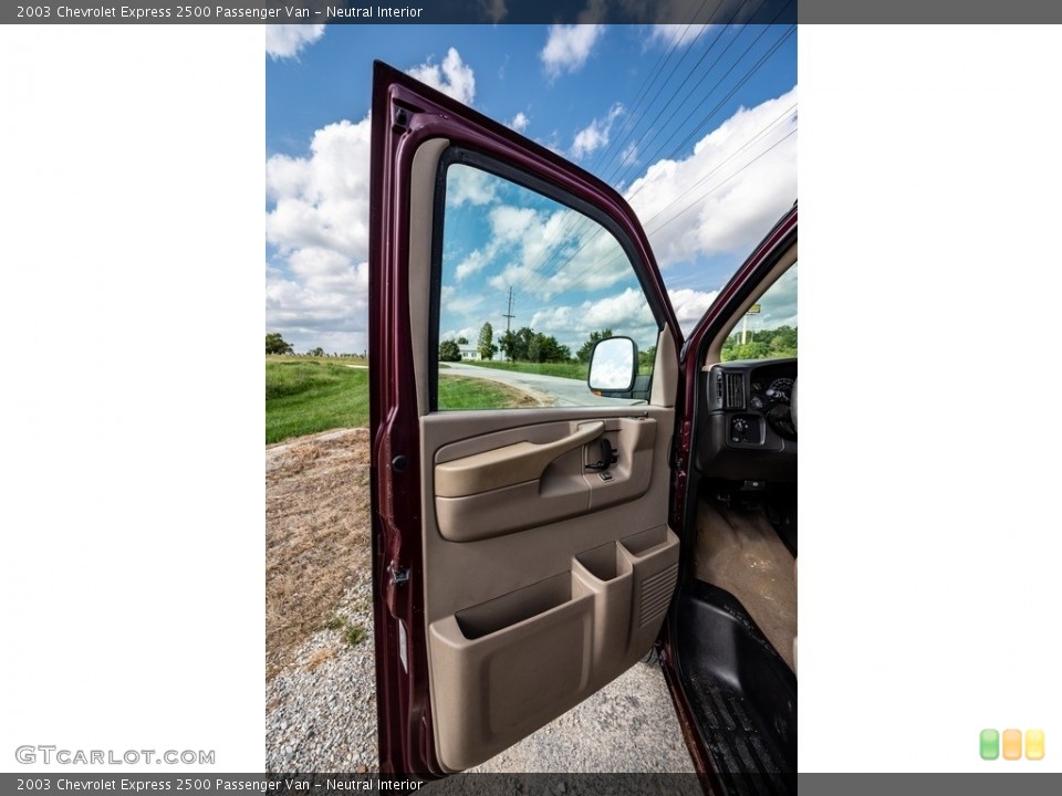 Neutral Interior Door Panel for the 2003 Chevrolet Express 2500 Passenger Van #142808133
