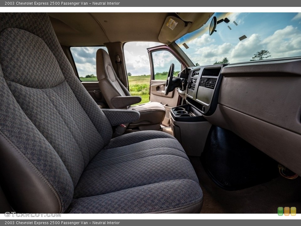 Neutral Interior Front Seat for the 2003 Chevrolet Express 2500 Passenger Van #142808202