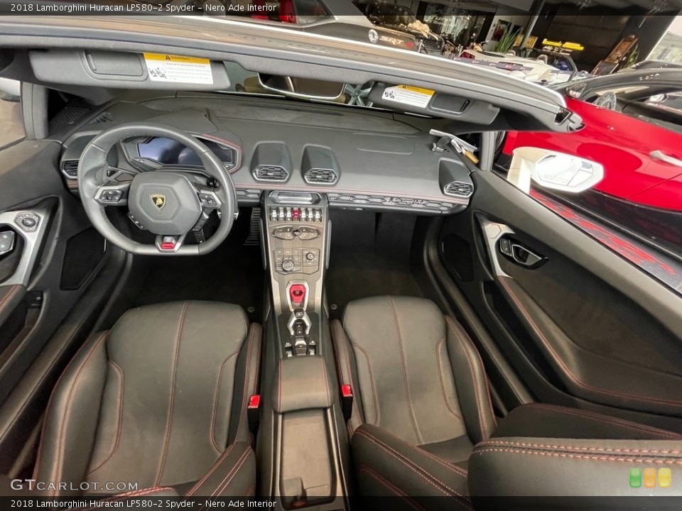 Nero Ade Interior Dashboard for the 2018 Lamborghini Huracan LP580-2 Spyder #142810090