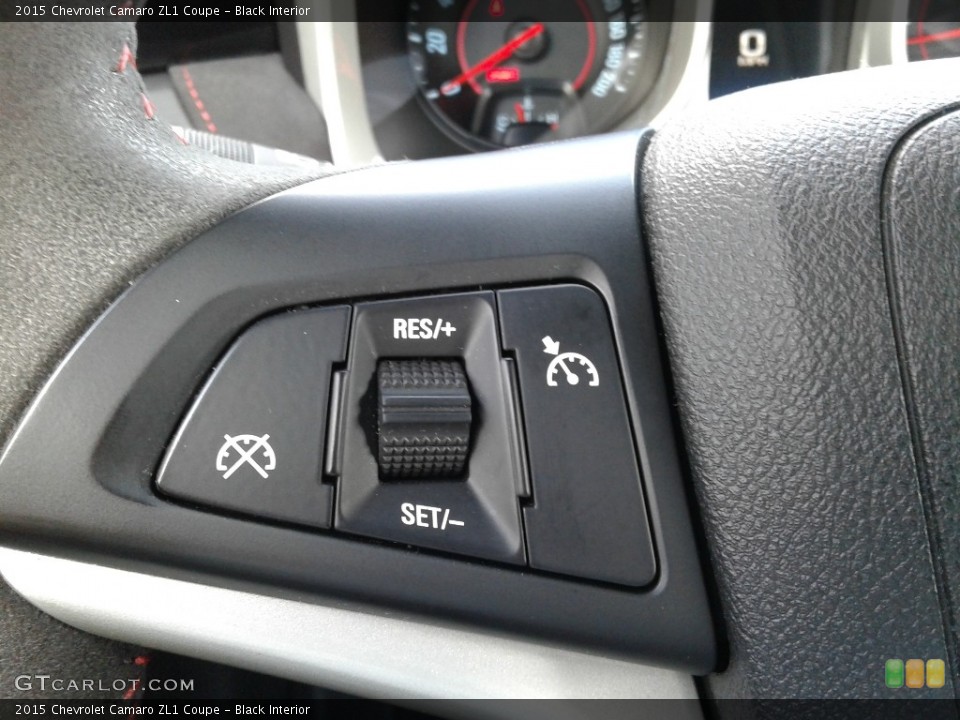 Black Interior Steering Wheel for the 2015 Chevrolet Camaro ZL1 Coupe #142811341