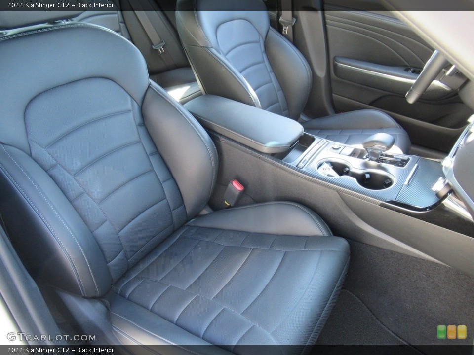 Black Interior Front Seat for the 2022 Kia Stinger GT2 #142813207