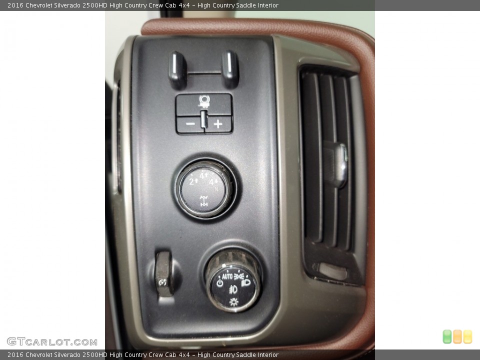 High Country Saddle Interior Controls for the 2016 Chevrolet Silverado 2500HD High Country Crew Cab 4x4 #142813327