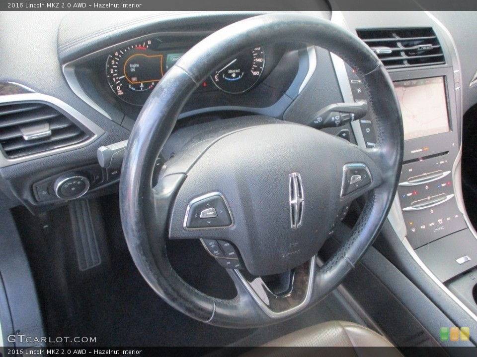 Hazelnut Interior Steering Wheel for the 2016 Lincoln MKZ 2.0 AWD #142815784