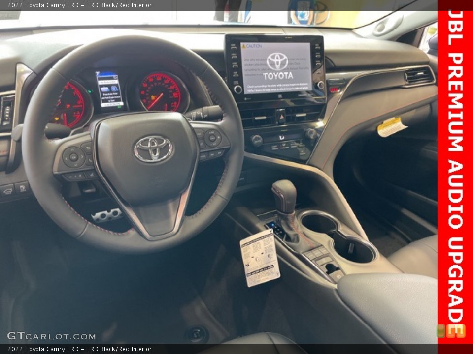 TRD Black/Red Interior Dashboard for the 2022 Toyota Camry TRD #142817803