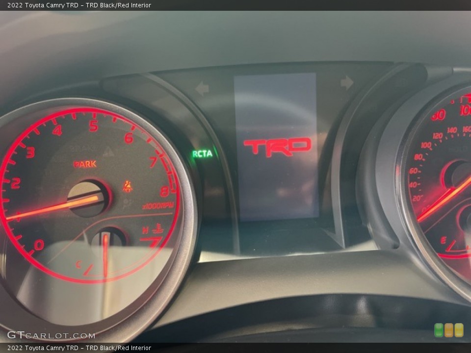 TRD Black/Red Interior Gauges for the 2022 Toyota Camry TRD #142817866
