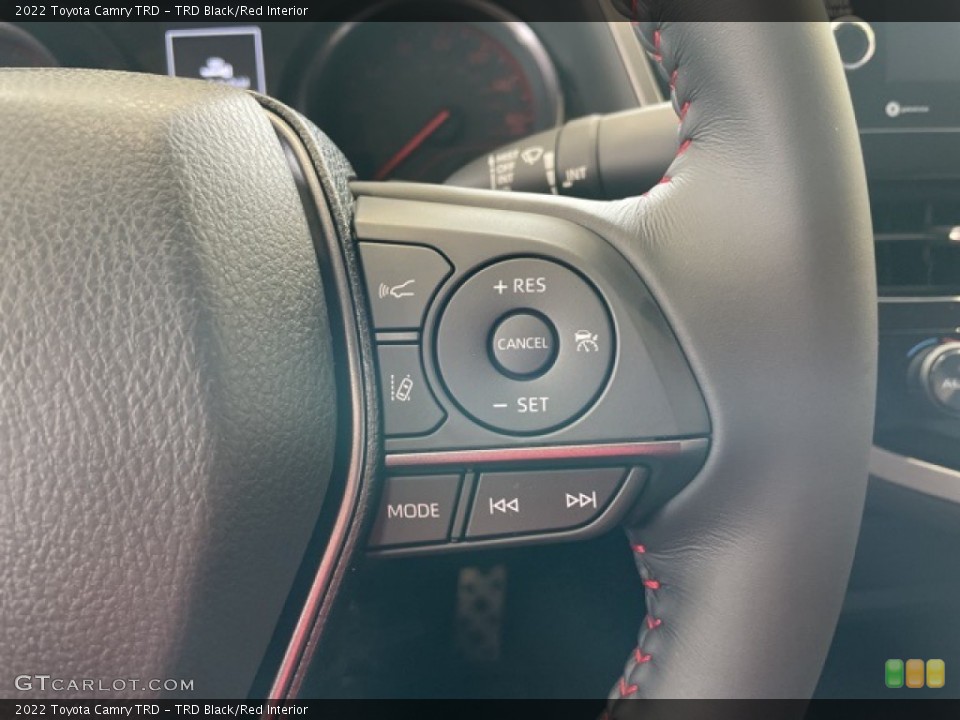 TRD Black/Red Interior Steering Wheel for the 2022 Toyota Camry TRD #142817917