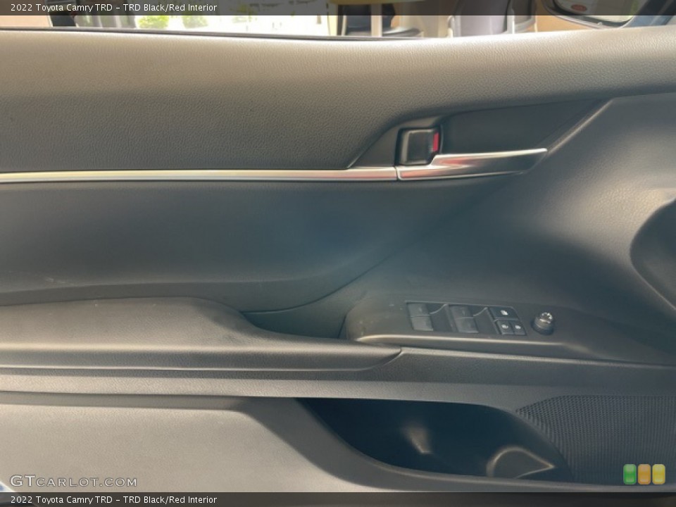TRD Black/Red Interior Door Panel for the 2022 Toyota Camry TRD #142817977