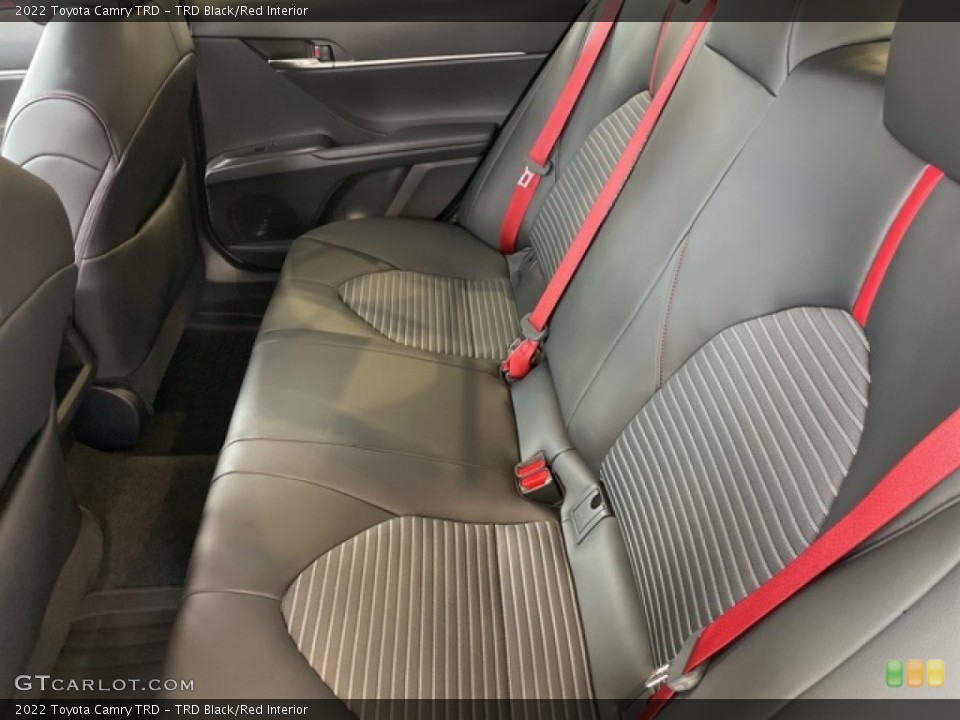 TRD Black/Red Interior Rear Seat for the 2022 Toyota Camry TRD #142817995
