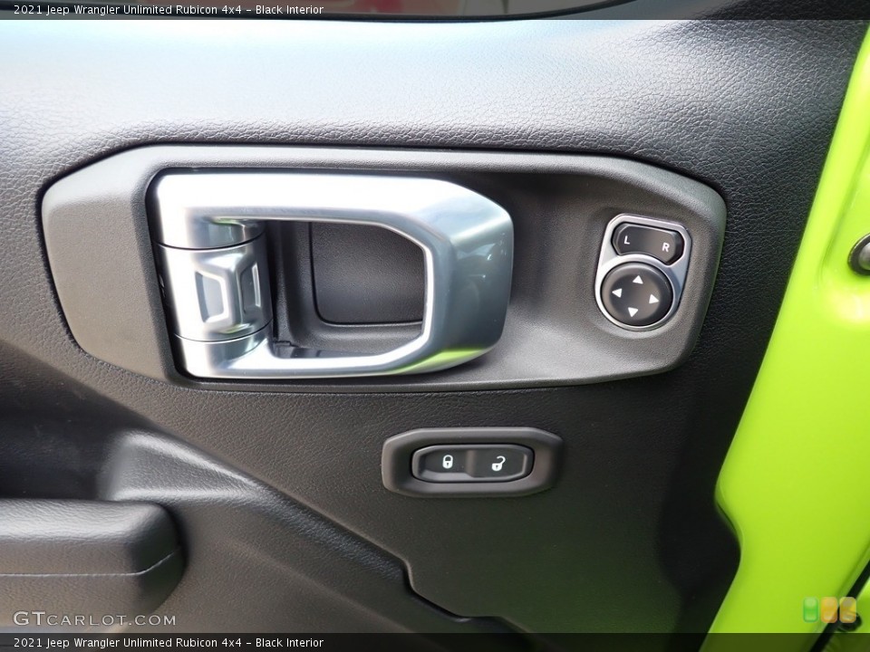 Black Interior Door Panel for the 2021 Jeep Wrangler Unlimited Rubicon 4x4 #142818070