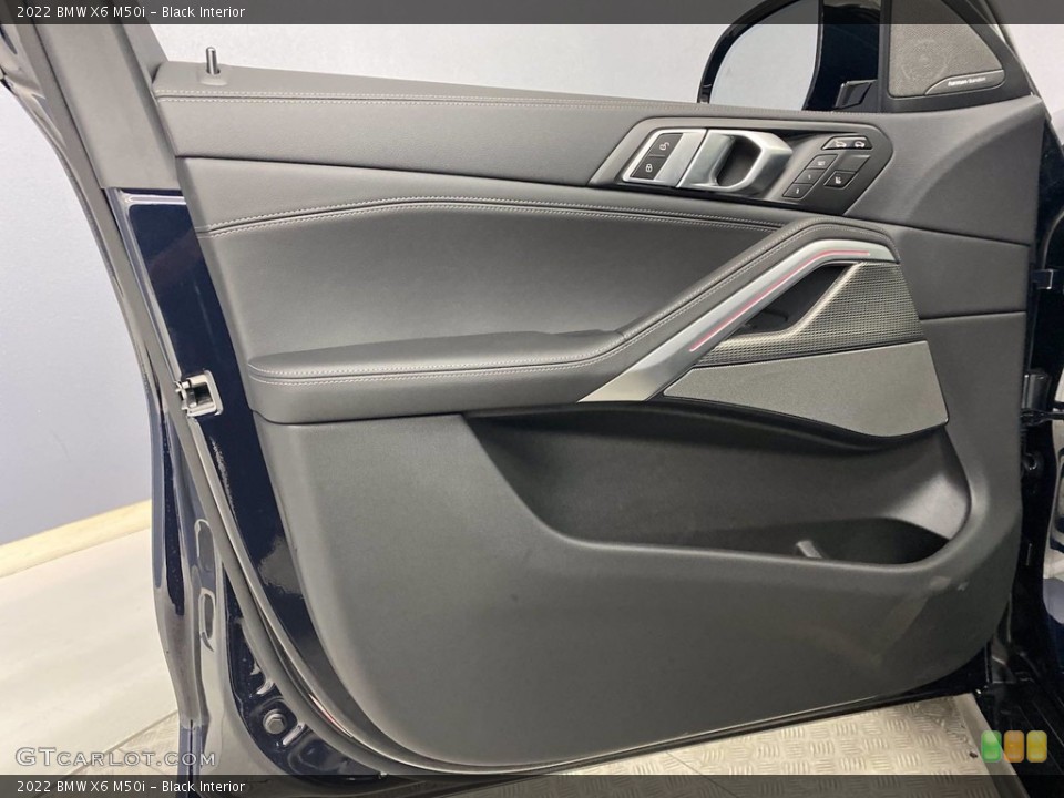 Black Interior Door Panel for the 2022 BMW X6 M50i #142818770