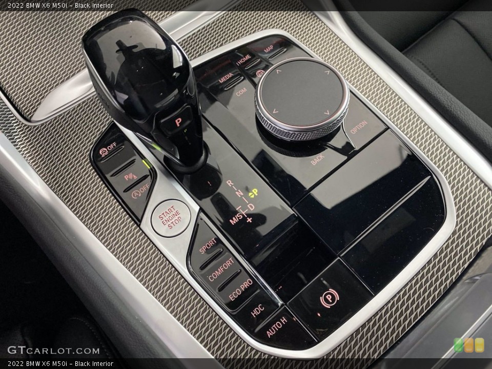 Black Interior Transmission for the 2022 BMW X6 M50i #142819037