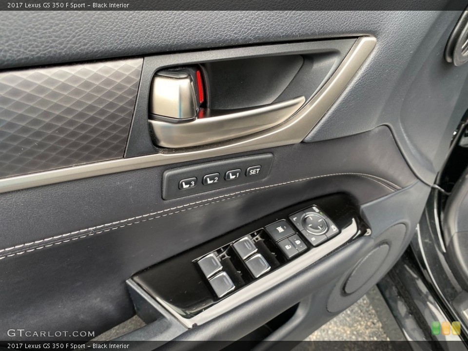 Black Interior Door Panel for the 2017 Lexus GS 350 F Sport #142820714