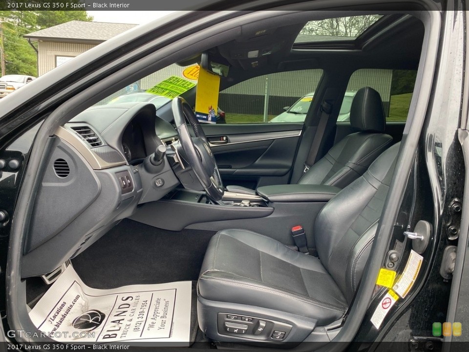 Black Interior Photo for the 2017 Lexus GS 350 F Sport #142820720