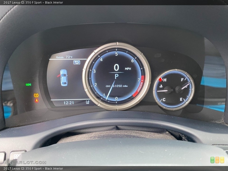 Black Interior Gauges for the 2017 Lexus GS 350 F Sport #142820747