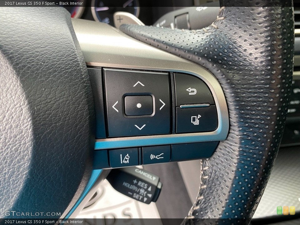 Black Interior Steering Wheel for the 2017 Lexus GS 350 F Sport #142820761