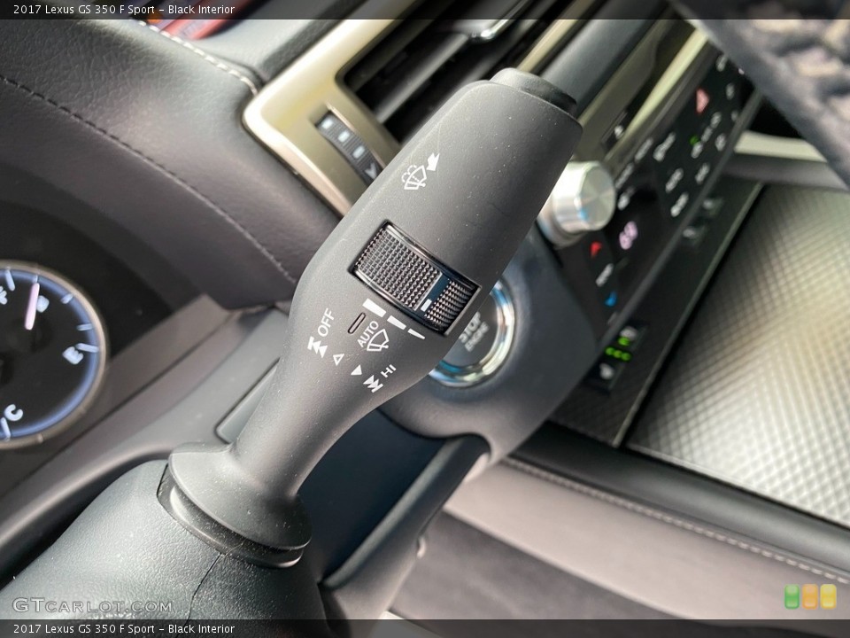 Black Interior Controls for the 2017 Lexus GS 350 F Sport #142820774