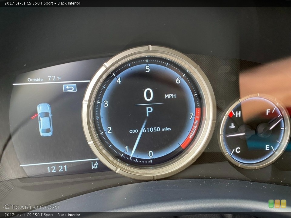 Black Interior Gauges for the 2017 Lexus GS 350 F Sport #142820786