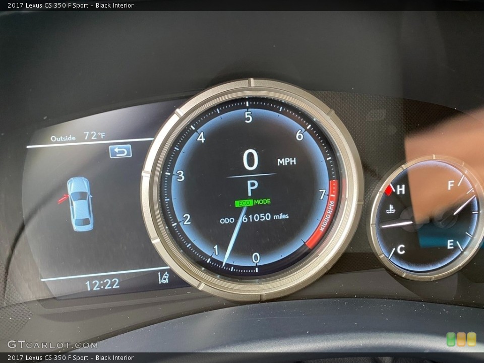 Black Interior Gauges for the 2017 Lexus GS 350 F Sport #142820792