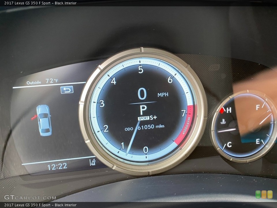 Black Interior Gauges for the 2017 Lexus GS 350 F Sport #142820804