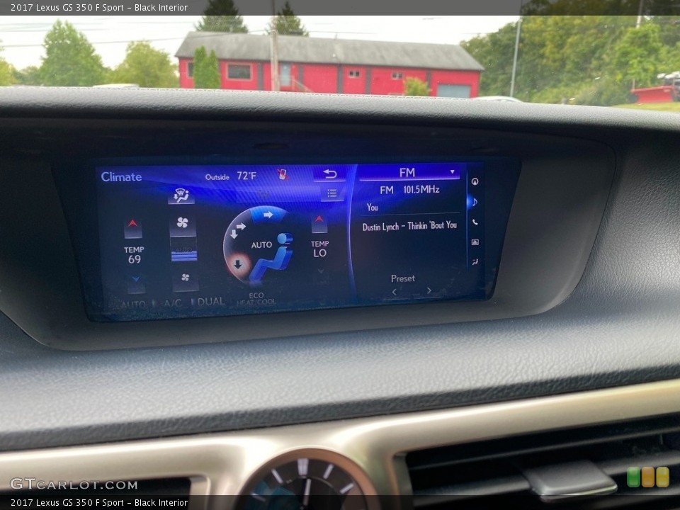Black Interior Controls for the 2017 Lexus GS 350 F Sport #142820843