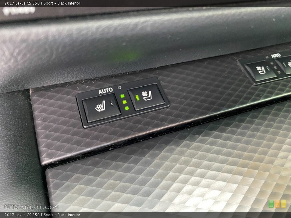 Black Interior Controls for the 2017 Lexus GS 350 F Sport #142820857