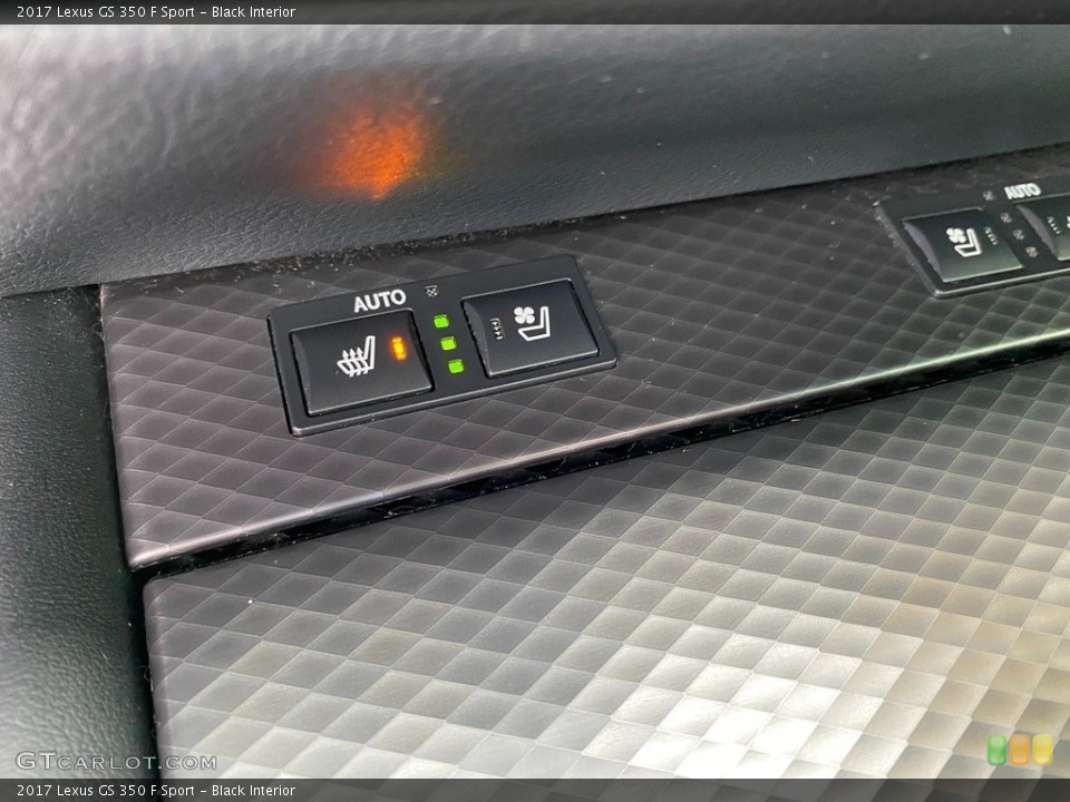 Black Interior Controls for the 2017 Lexus GS 350 F Sport #142820863