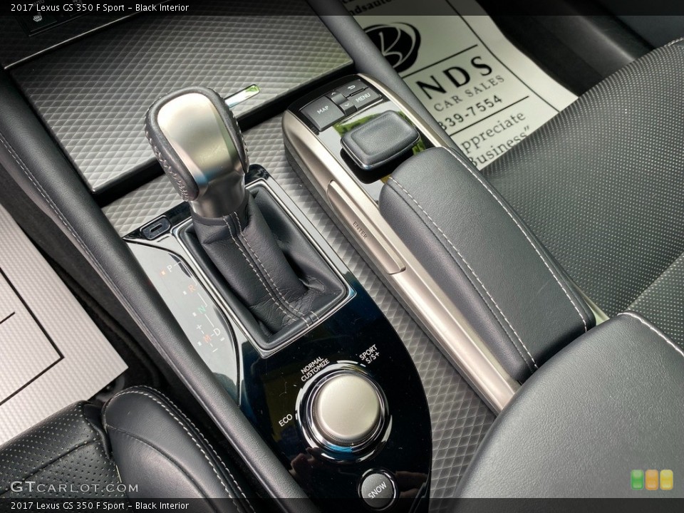 Black Interior Transmission for the 2017 Lexus GS 350 F Sport #142820870