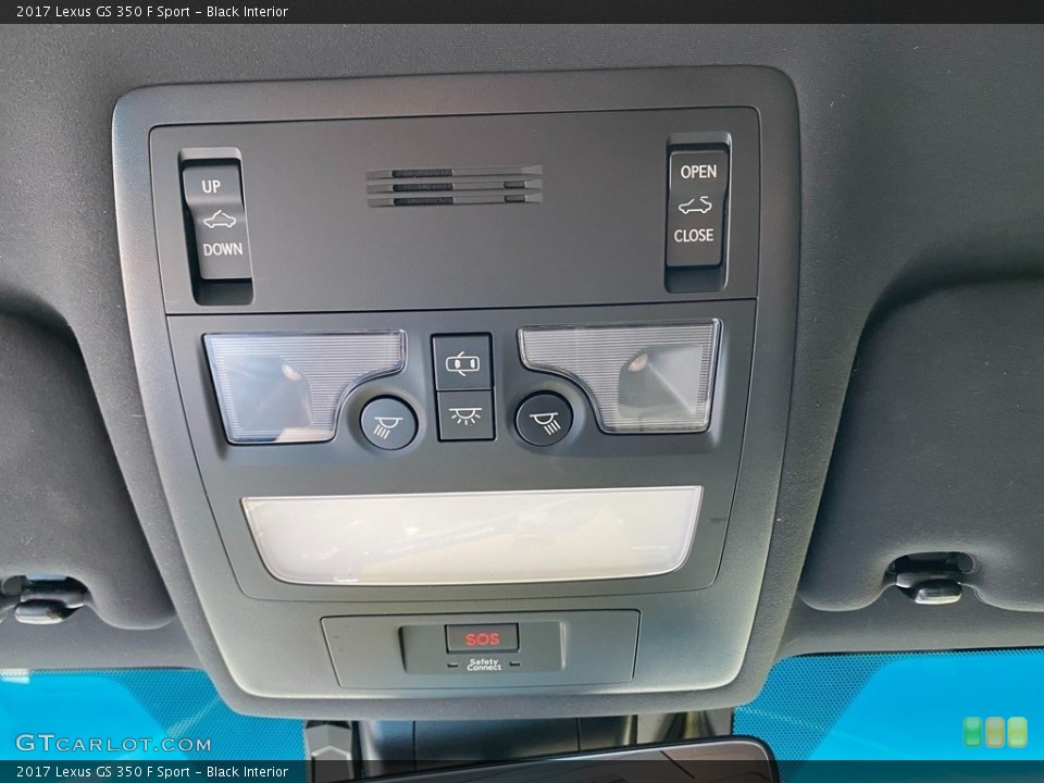 Black Interior Controls for the 2017 Lexus GS 350 F Sport #142820894