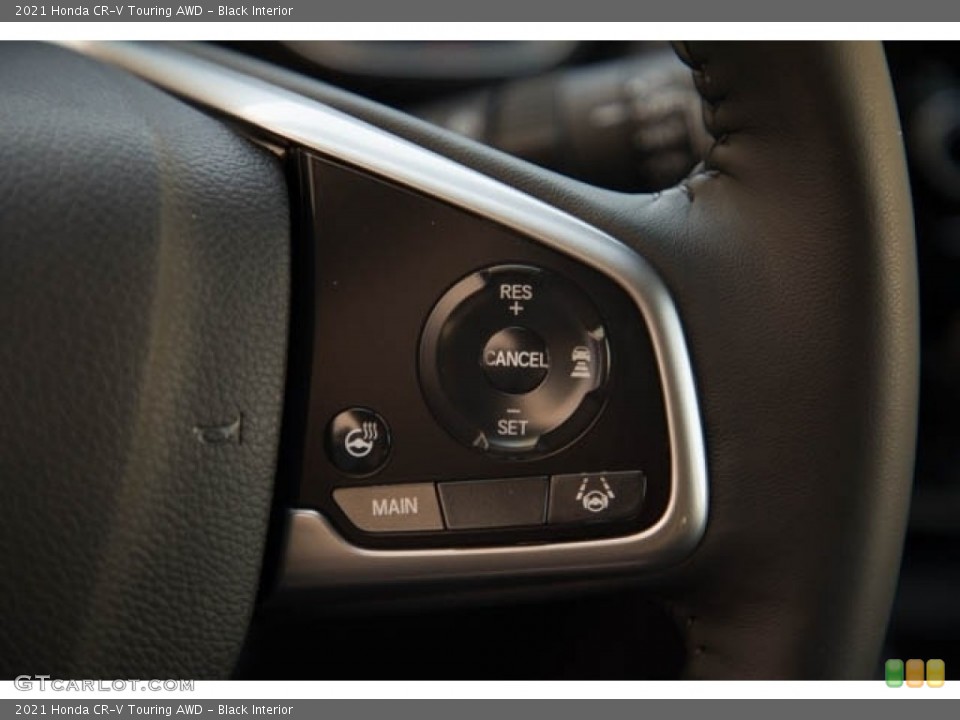 Black Interior Steering Wheel for the 2021 Honda CR-V Touring AWD #142821466