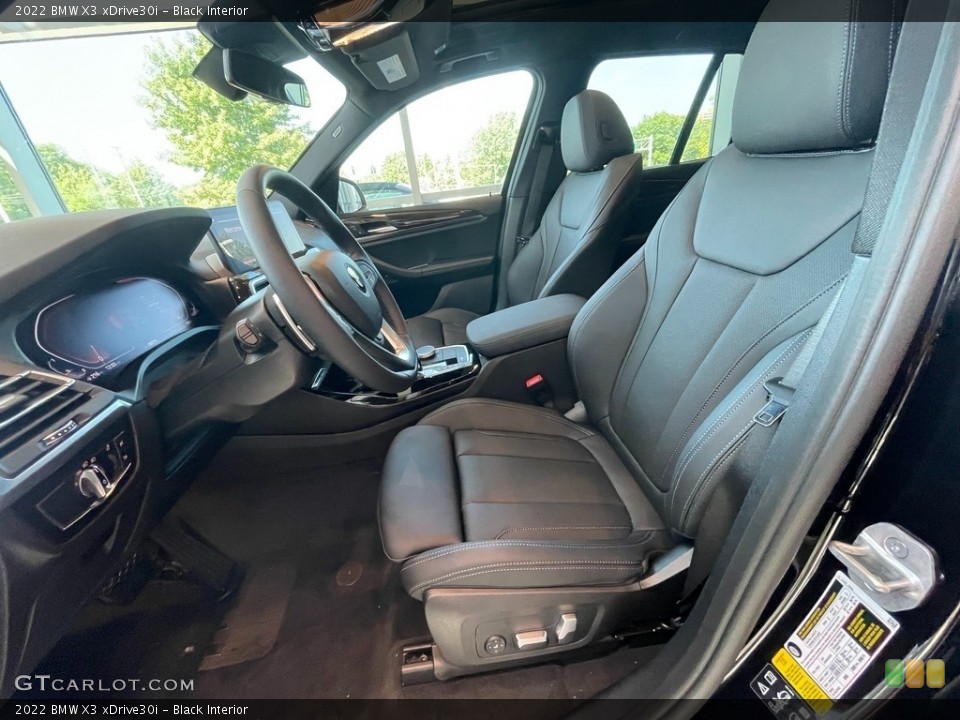 Black Interior Photo for the 2022 BMW X3 xDrive30i #142826732
